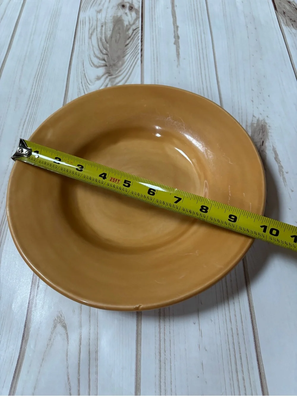 Pottery Barn Sausalito Amber salad plate